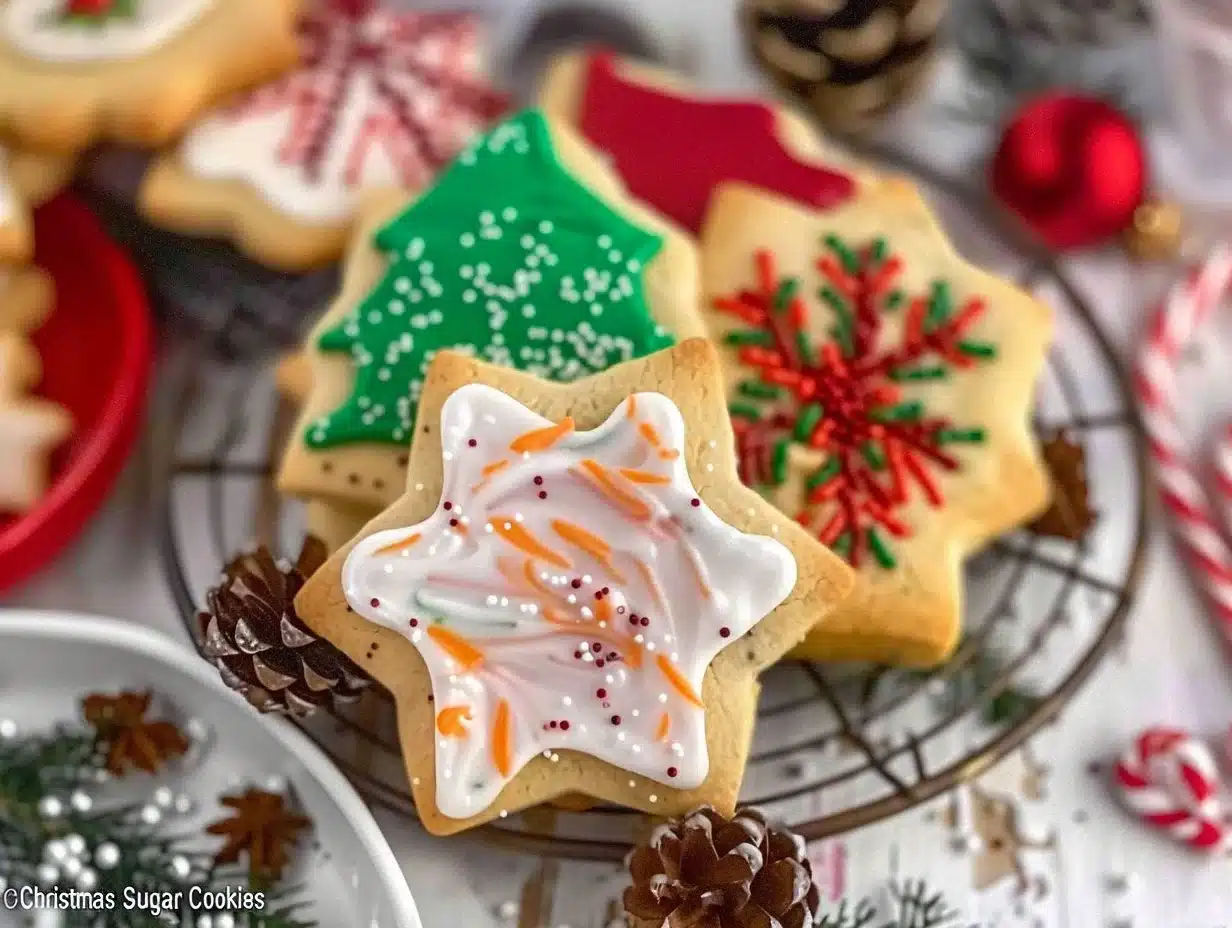 Deliciously decorated Christmas sugar cookies for festive celebrations